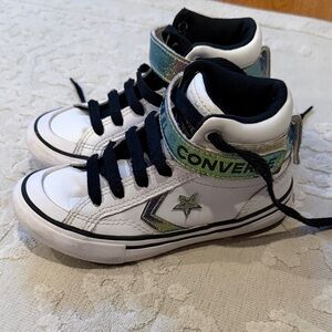 Converse Kids High-Top Sneakers - White
